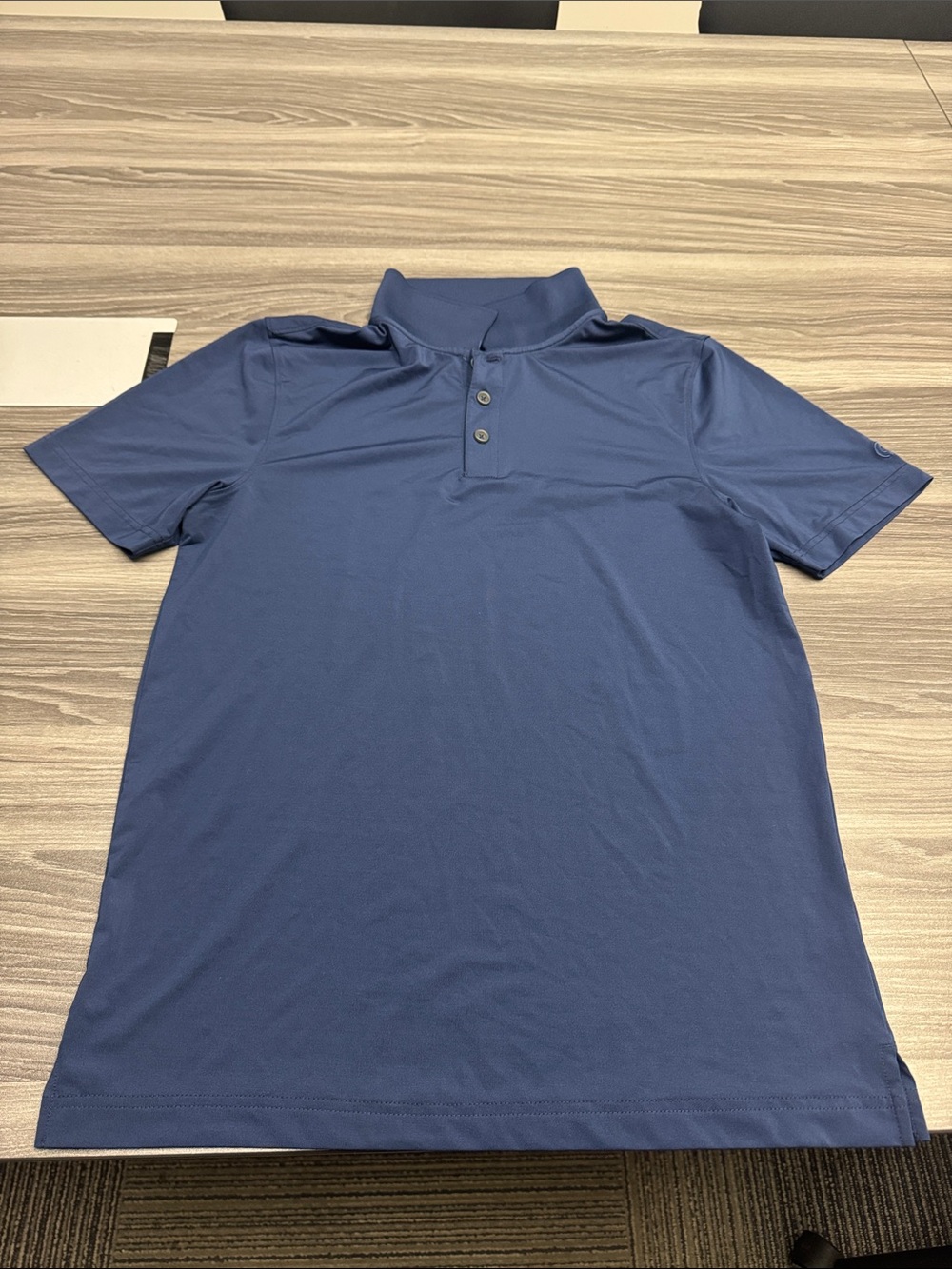 Champion Men's Dark Blue Short-Sleeve Polo